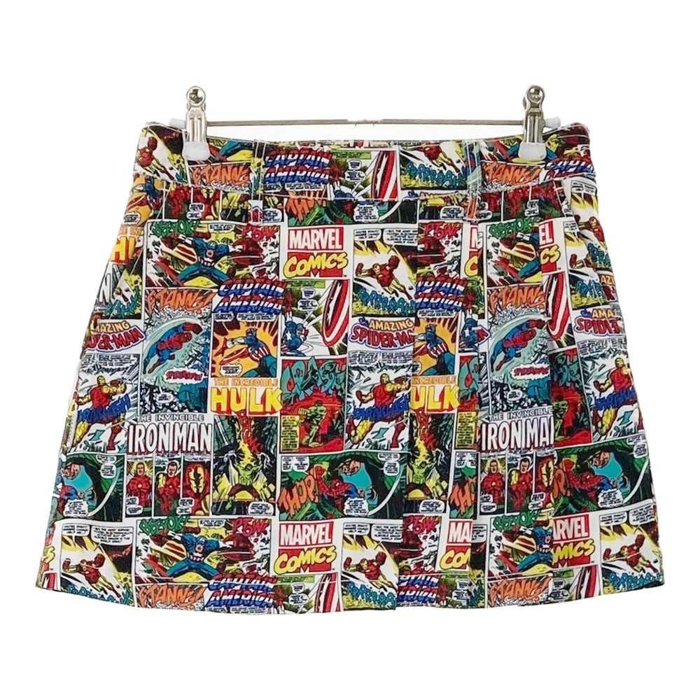 サイズ：0 JACK BUNNY ジャックバニー ×MARVEL インナー付 スカート グリーン系 [240101680546] ゴルフウェア レディース ストスト