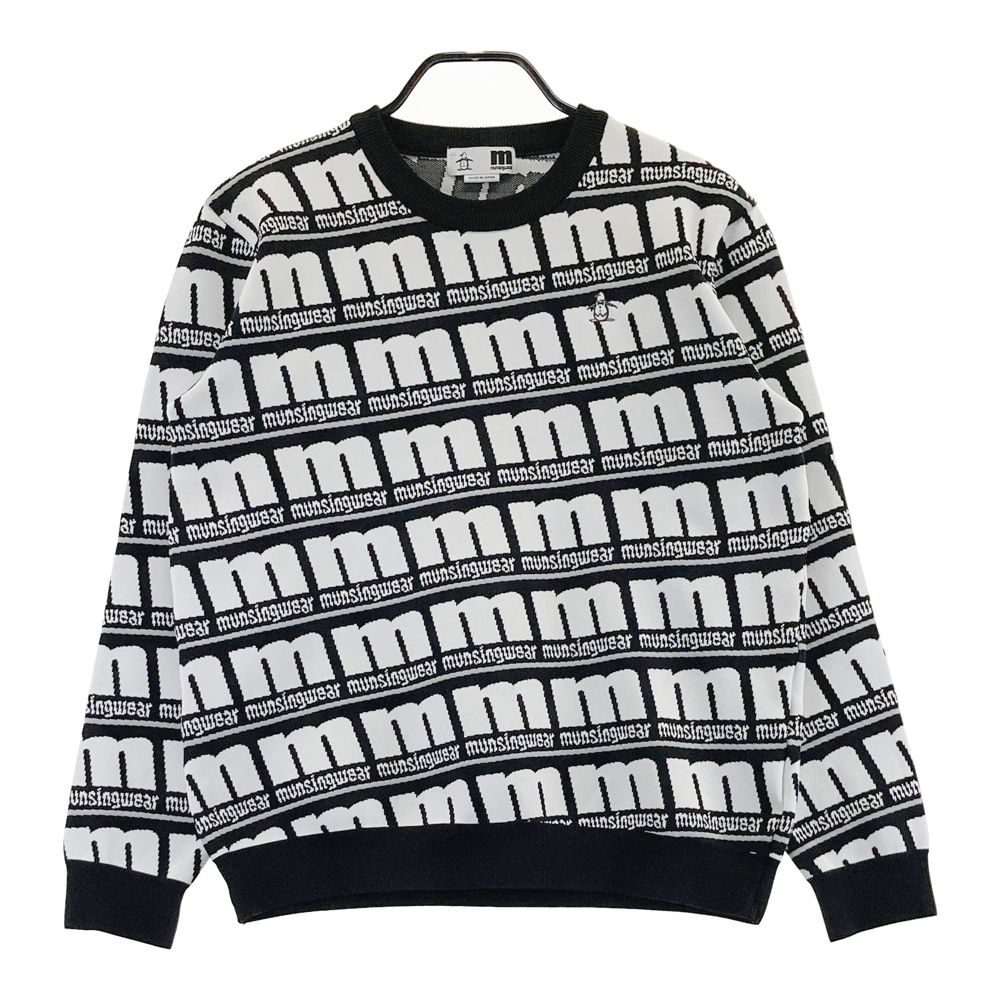 サイズ：LL MUNSING WEAR マンシングウェア ニット セーター 総柄 ブラック系 [240101684979] ゴルフウェア メンズ ストスト 6,006円