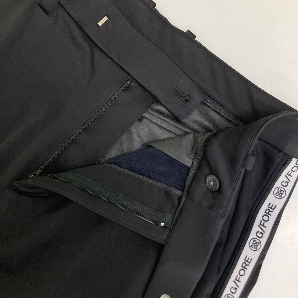 サイズ：85 G/FORE ジーフォア ロングパンツ 裏微起毛 ブラック系