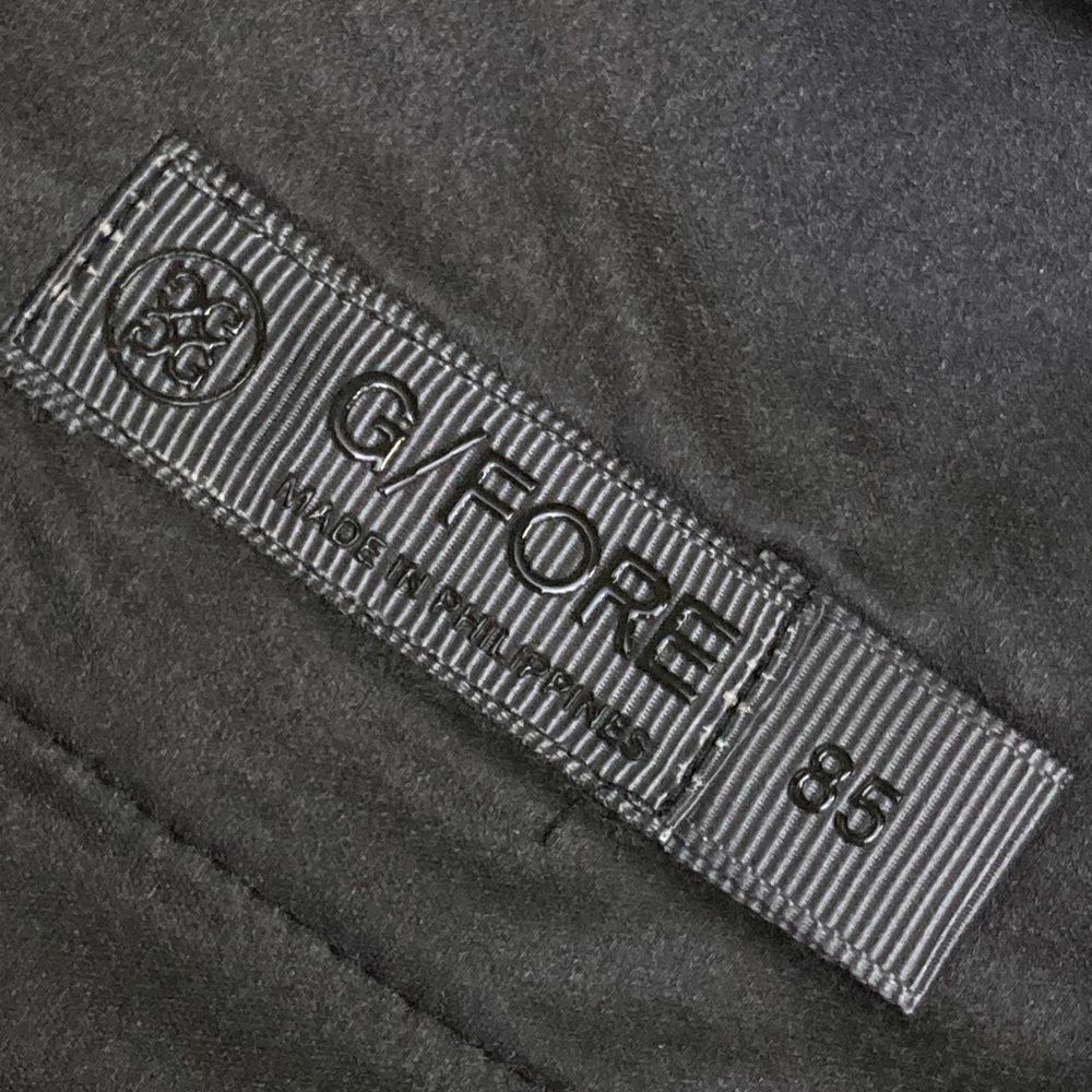 サイズ：85 G/FORE ジーフォア ロングパンツ 裏微起毛 ブラック系