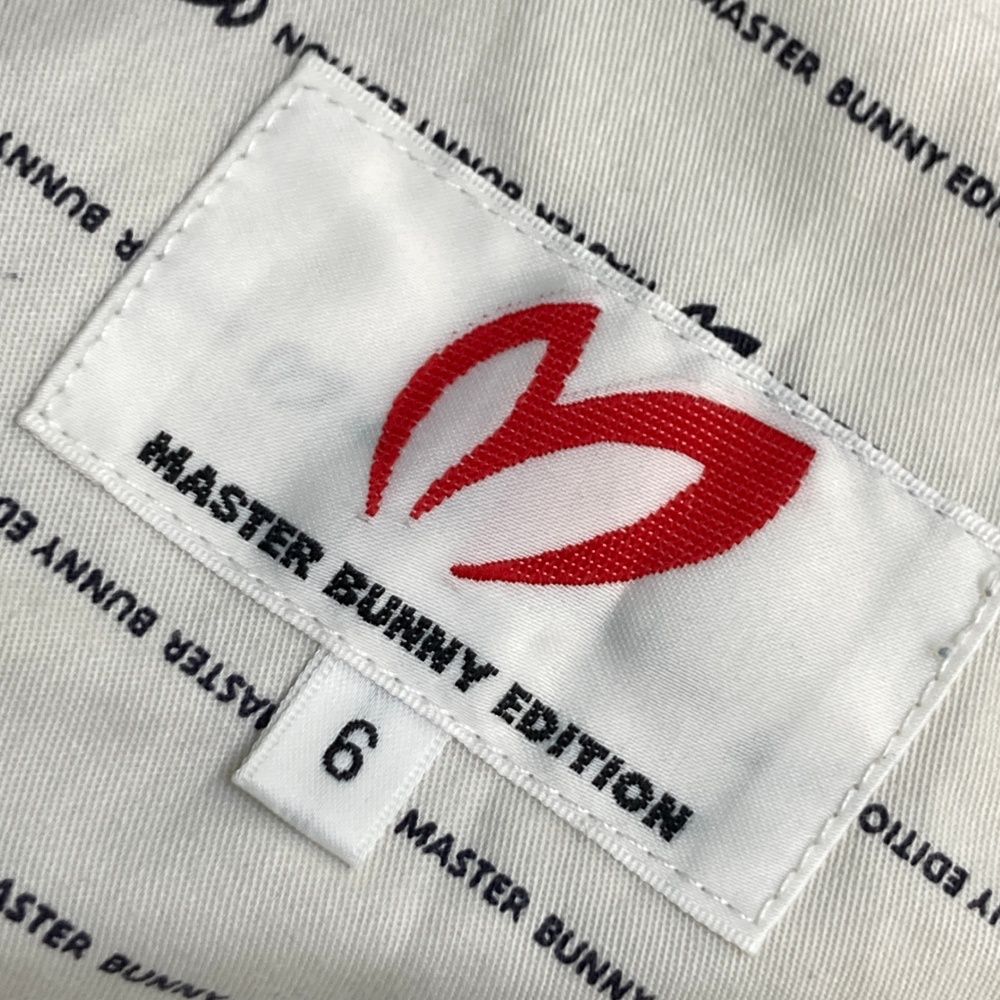 サイズ：6 MASTER BUNNY EDITION マスターバニーエディション 2024年モデル ストレッチパンツ 総柄 ブラック系 [240101688379] ゴルフウェア メンズ ストスト