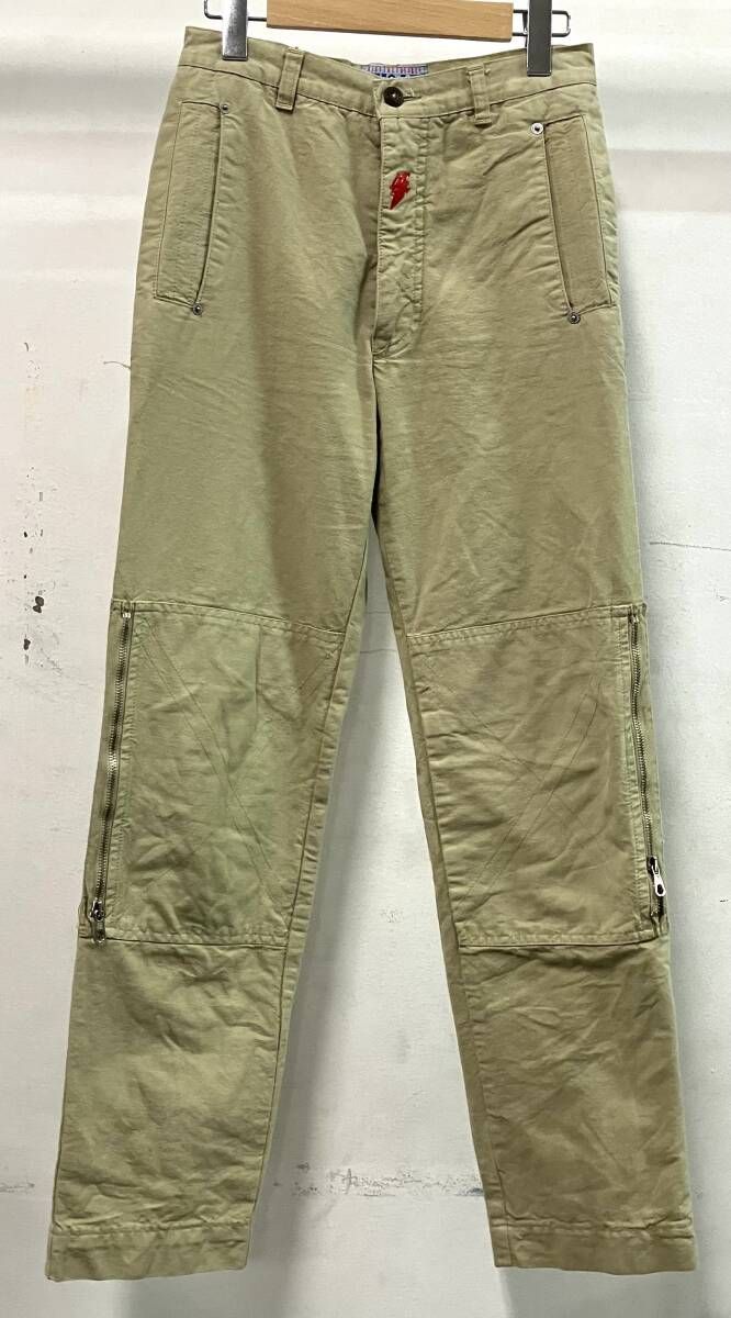 W&LT ウォルト 綿パン Walter Van Beirendonck 90s Archive ベージュ サイズS イタリア製 コットン100%