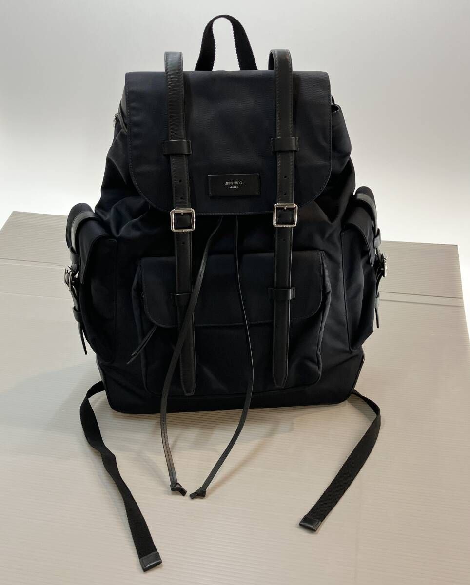 ★ JIMMY CHOO ジミーチュウ リュック FILMORE フィーモーラ ネイビー 通年