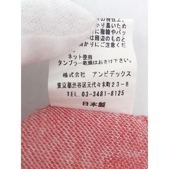 ◇ nitca ニトカ リップ 半袖 ミニ ワンピース サイズ F レッド ホワイト レディース 【中古】 【1203140000902】