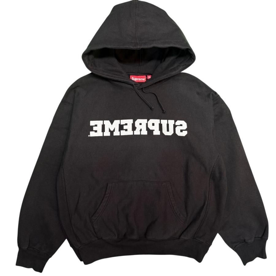 【新古品】サイズ【S】シュプリーム Supreme 25SS／ Reverse Hooded Sweatshirt ／リバーススウェットパーカー ／ポルトガル製　8065000234109