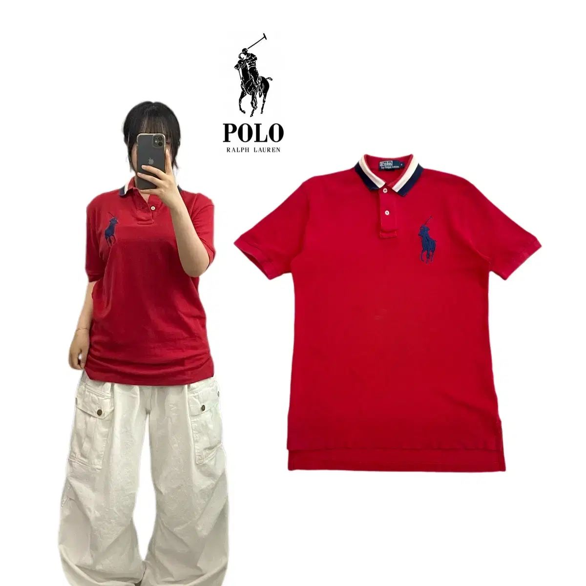 ポロ BIGポニー チーフキーパー PK カラ 半袖 Tシャツ