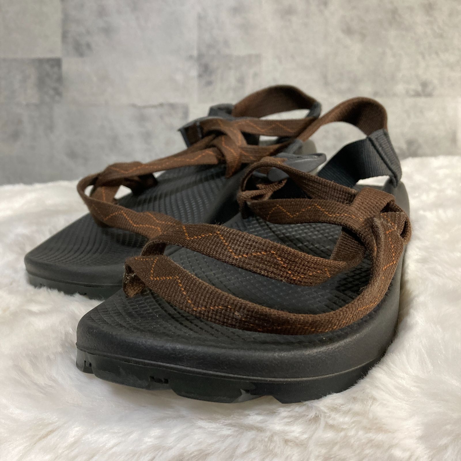 USA製 Chaco チャコ サンダル ZX1 ブラック＆ブラウン 27.0 ビブラムソール