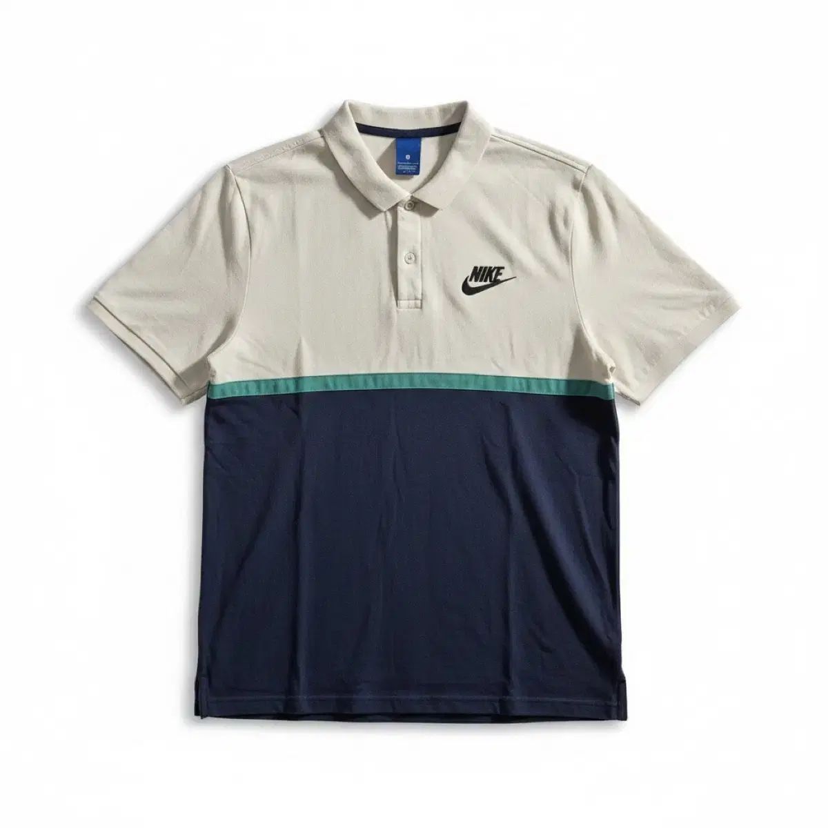 ナイキ カラーブロック 半袖 ポロTシャツ L