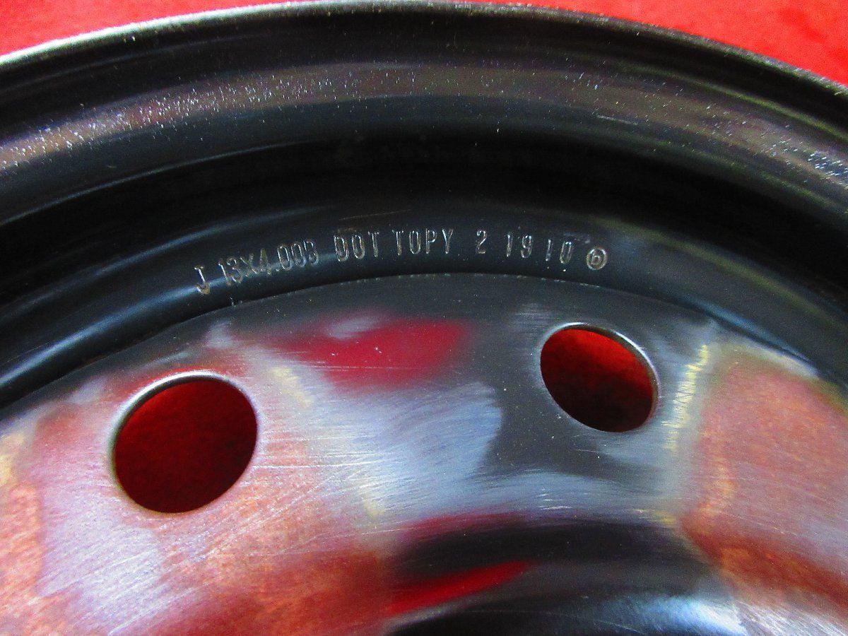 スチール ホイール 4本 ダイハツ ムーヴ L900S系 純正 13×4.00b 4穴 