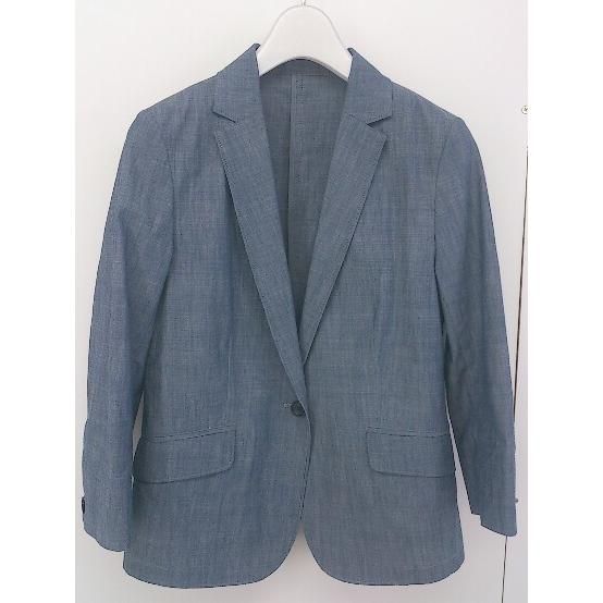 ◇ LE TiROiR de DRESSTERIOR 1B 薄手 長袖 テーラードジャケット サイズ S ネイビー レディース 【中古】 【1203250004357】