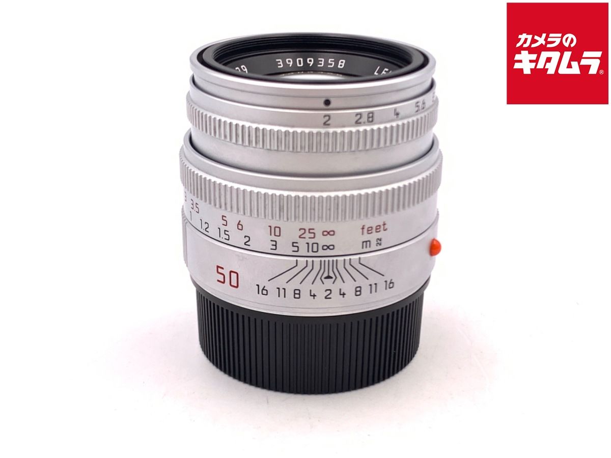 【中古】 【美品】 ライカ ズミクロンM 50mm F2 フード内蔵 シルバー
