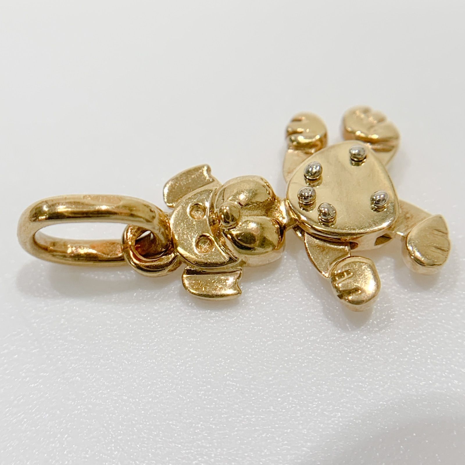 中古】Pomellato ポメラート ドッグモチーフ ペンダントトップ K18YG 
