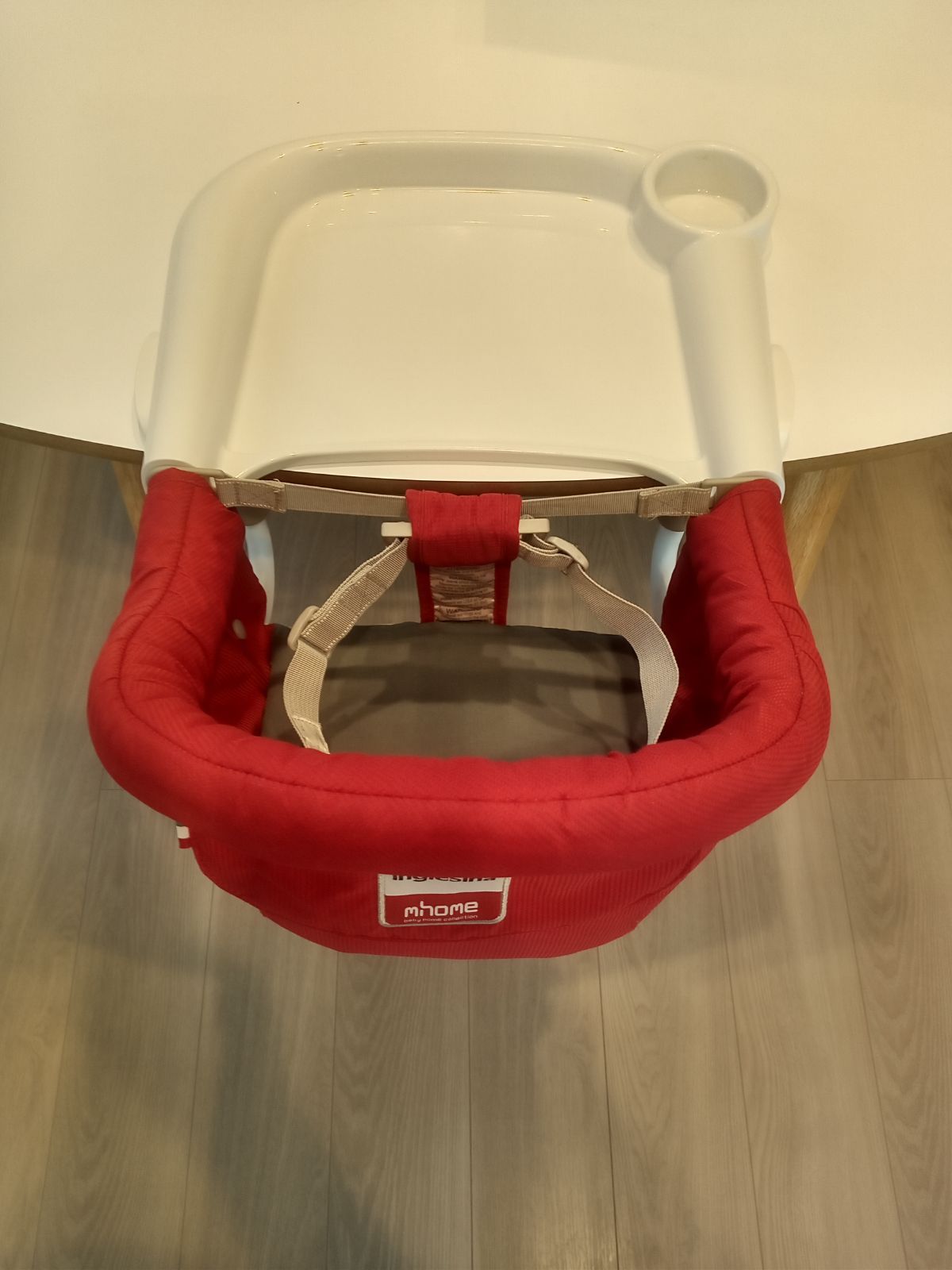 イングリッシーナ】ファスト ベビーテーブルチェア レッド 赤 テーブル 