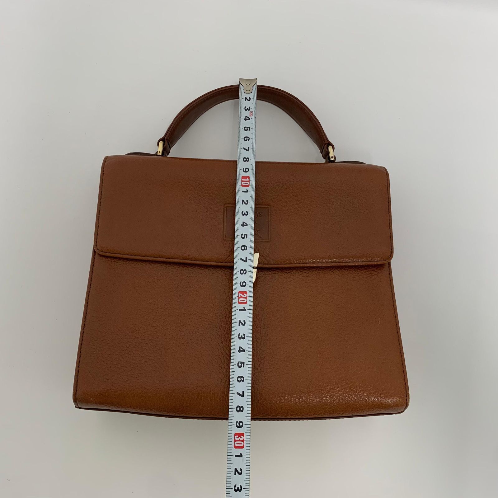 美品・希少】Burberrys バーバリー レザー ハンドバッグ ホースロゴ 茶 