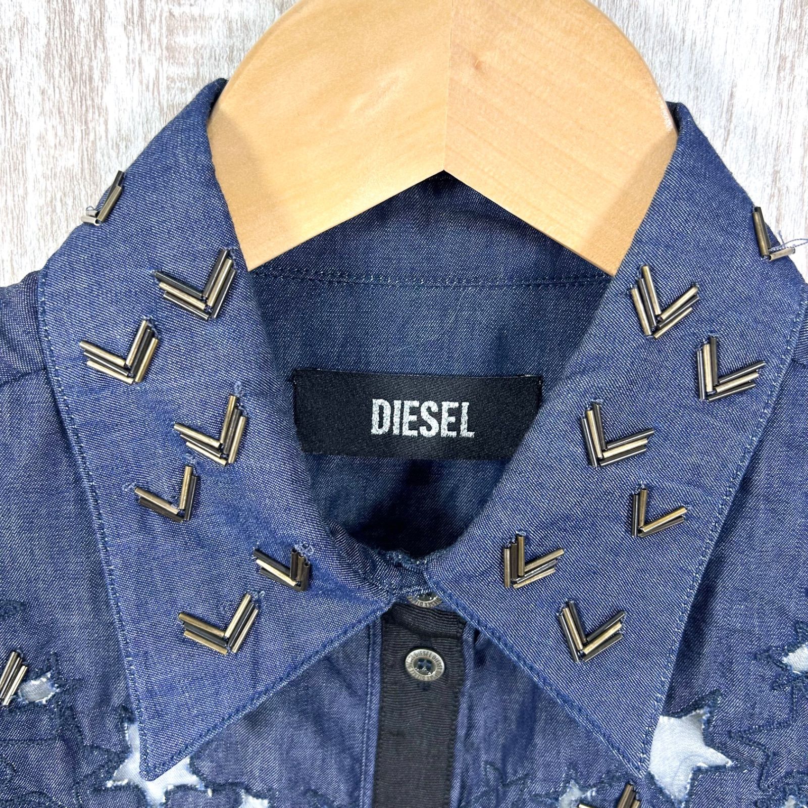 【未使用品】Diesel イタリア製　リネン　長袖　y2k 深見浩太　アーカイブ 未使用品Diesel イタリア製 リネン 長袖 y2k 深見浩太 アーカイブ