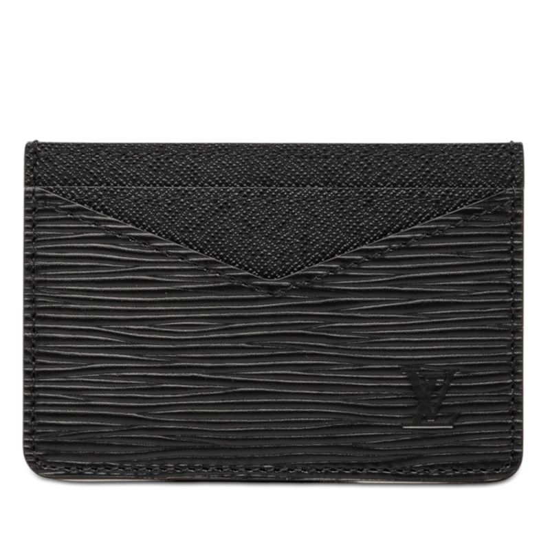 ルイ ヴィトン エピ ネオ ポルトカルト カードケース パスケース M67210 ノワール ブラック レザー レディース LOUIS VUITTON【1-0269224】
