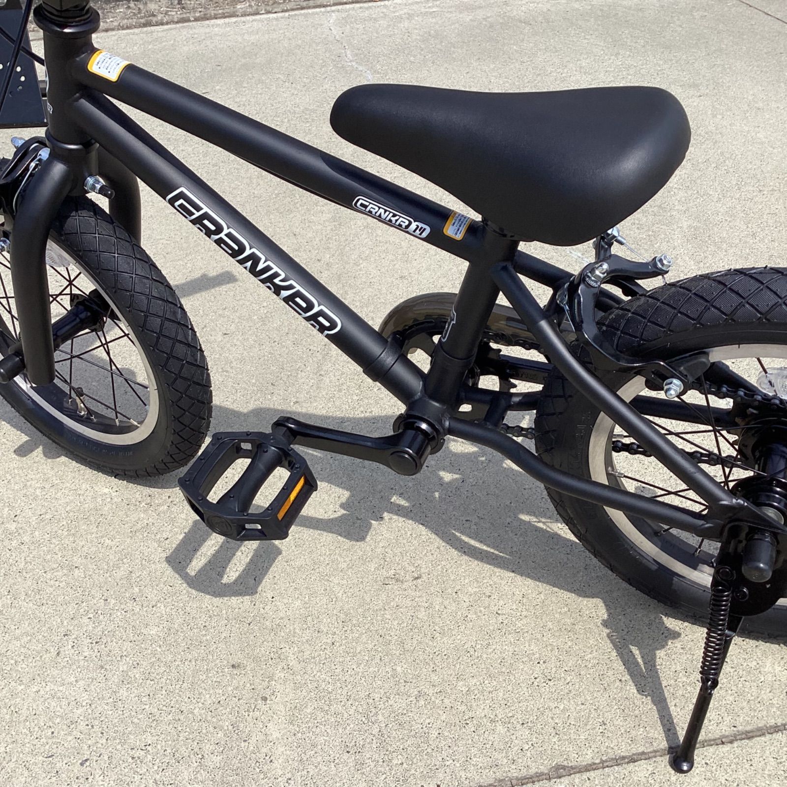 BMX完成車 全国発送可能】CRANKER CRANKER 14INCH MATT BLACK - メルカリ