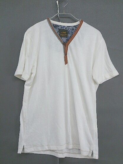 ◇ VITAL バイタル 半袖 Tシャツ カットソー サイズ48 ホワイト系 メンズ 【中古】 【1206240011182】