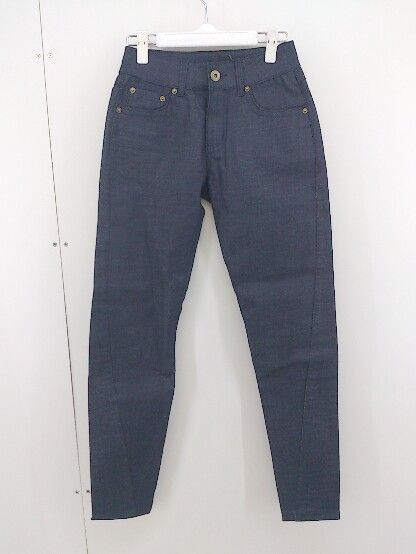 ◇ ●美品● ◎ PATTERNTORSO パターントルソ ストレッチ生地 デニム パンツ サイズS ネイビー系 レディース 【1206290006442】