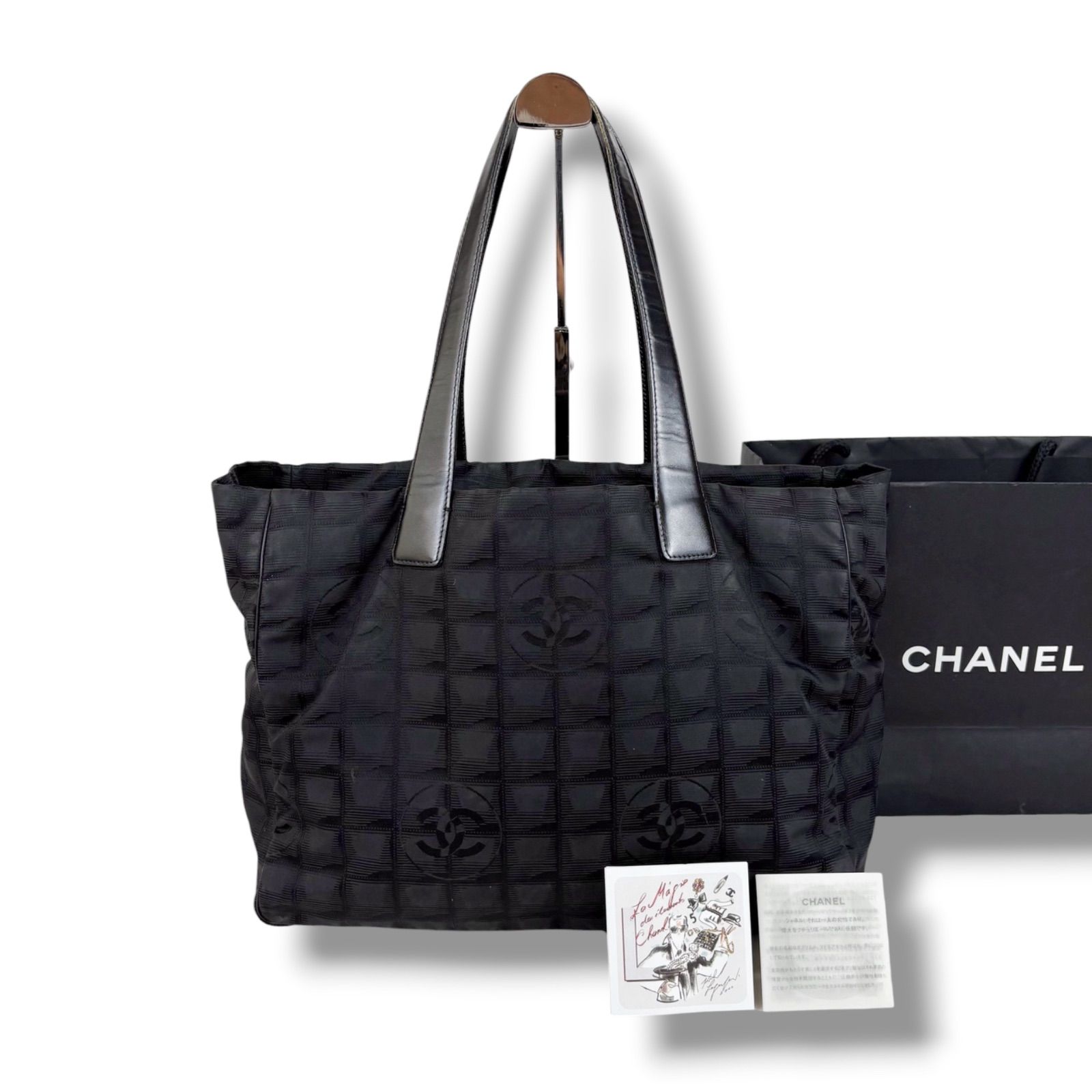 LEVI'S551zxx-CHANEL【トラベルライン】 ブラック トートバッグ