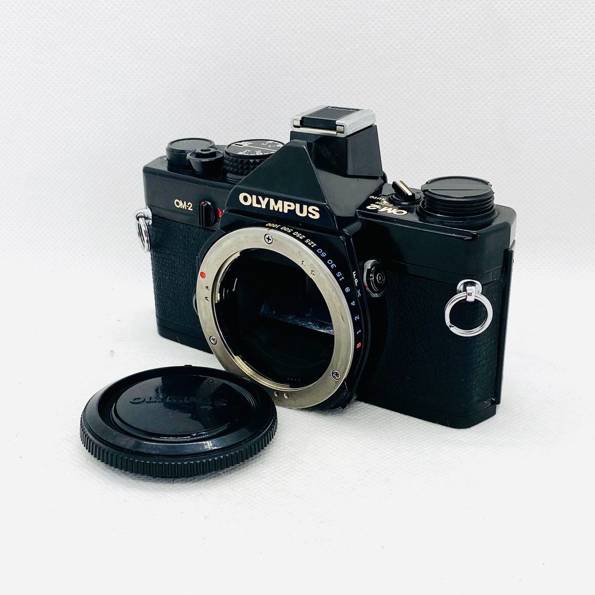 清掃済み♪ 露出計正常♪ オリンパス OLYMPUS OM-2 BLACK 一眼レフ フィルムカメラ ボディのみ