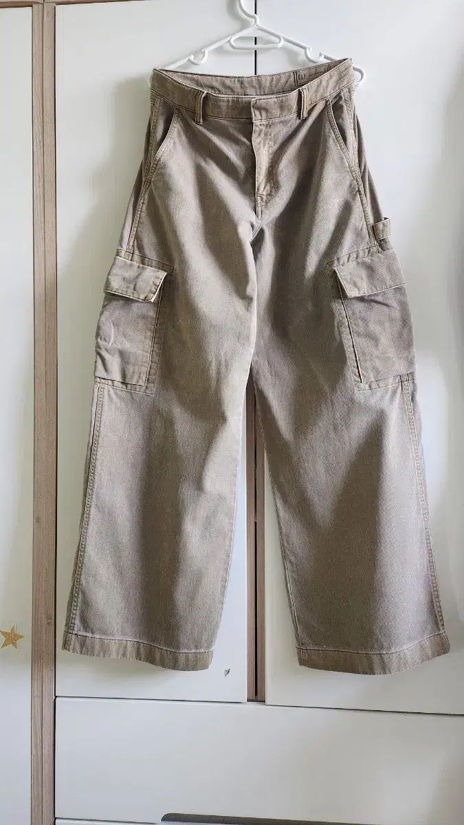 2024GAP ギャップ ベージュ カーゴ ワイド パンツ