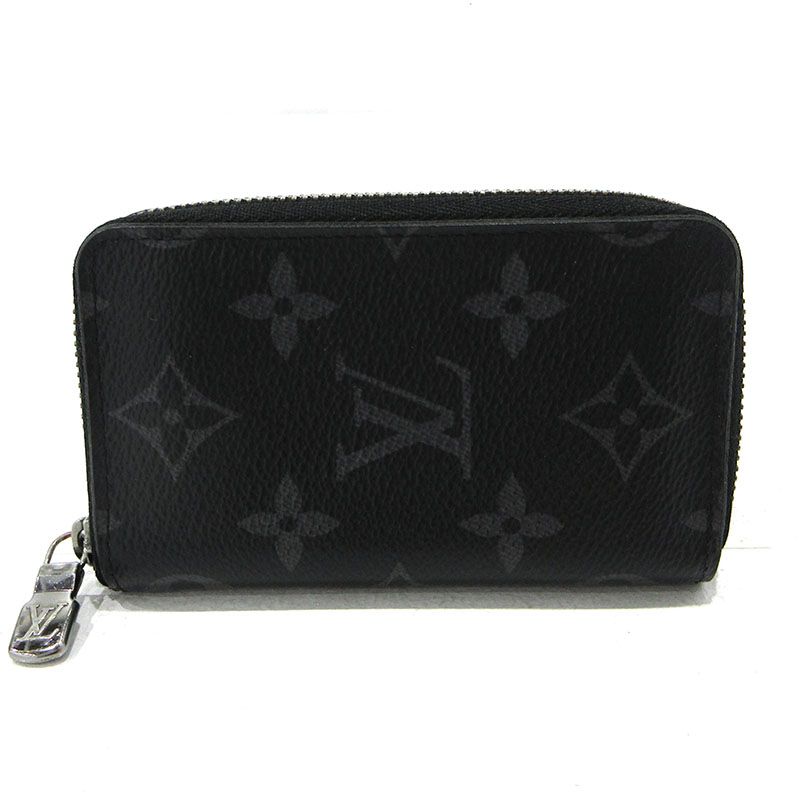 【三重本店】 中古 LOUIS VUITTON | ルイ・ヴィトン コインケース ジッピーコインパース M81662 モノグラムエクリプス ブラック 【125】