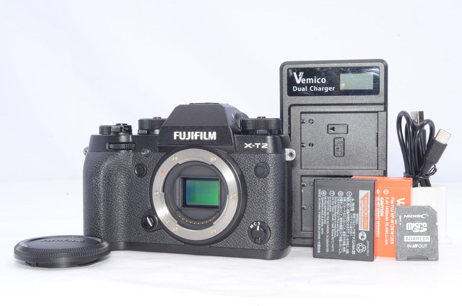 FUJIFILM X-T2 ボディ コンディション良好 動作確認済み 付属品あり