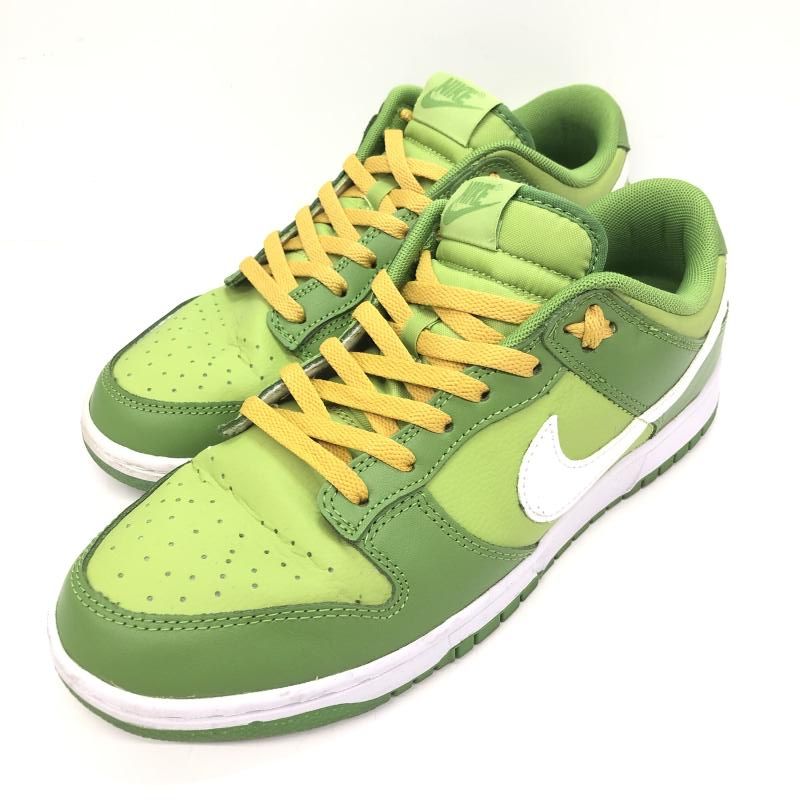 【中古】Nike Dunk Low Chlorophyll White　Vivid Green DJ6188-300 26.5cm ナイキ ダンク[66]