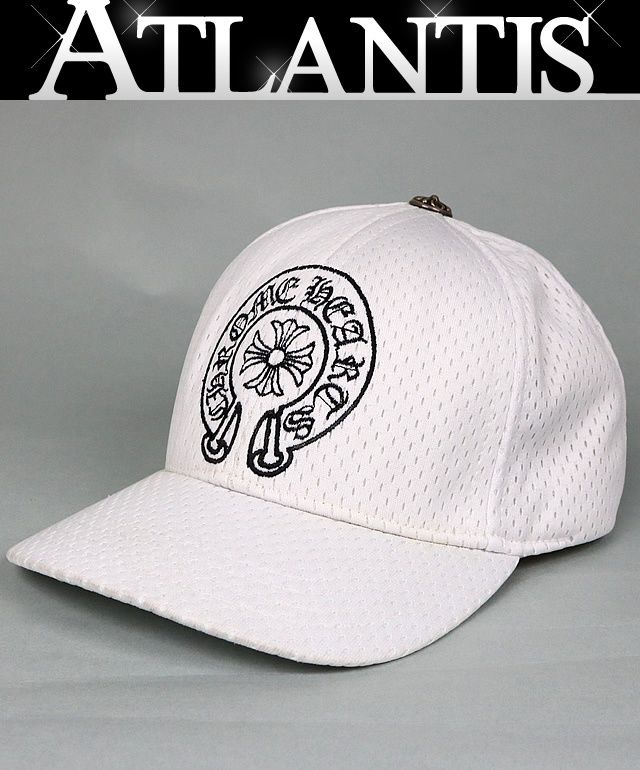 CHROME HEARTS 銀座店 クロムハーツ ホースシュー ハンチング メッシュ トラッカーキャップ 帽子 メンズ シルバー SV925 白 103328 28,329円