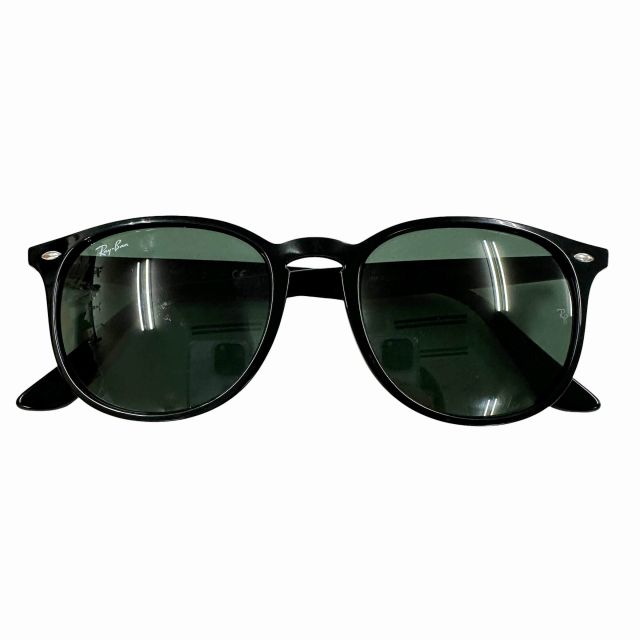 レイバン RAY BAN ボスリントン シェイプ サングラス 53□20 RB4259-F 黒 ブラック ブランド古着ベクトル 中古●▲260514