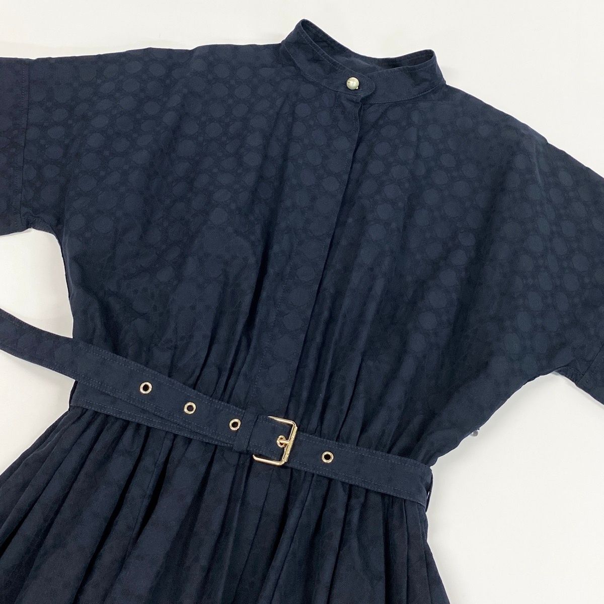 Ee14 Christian Dior クリスチャンディオール マクロカナージュ ドレス 