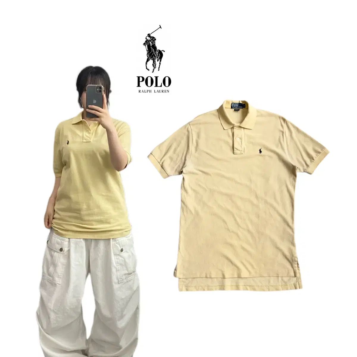 ポロ ポニー PK KARA（カラ） 半袖 Tシャツ イェロー