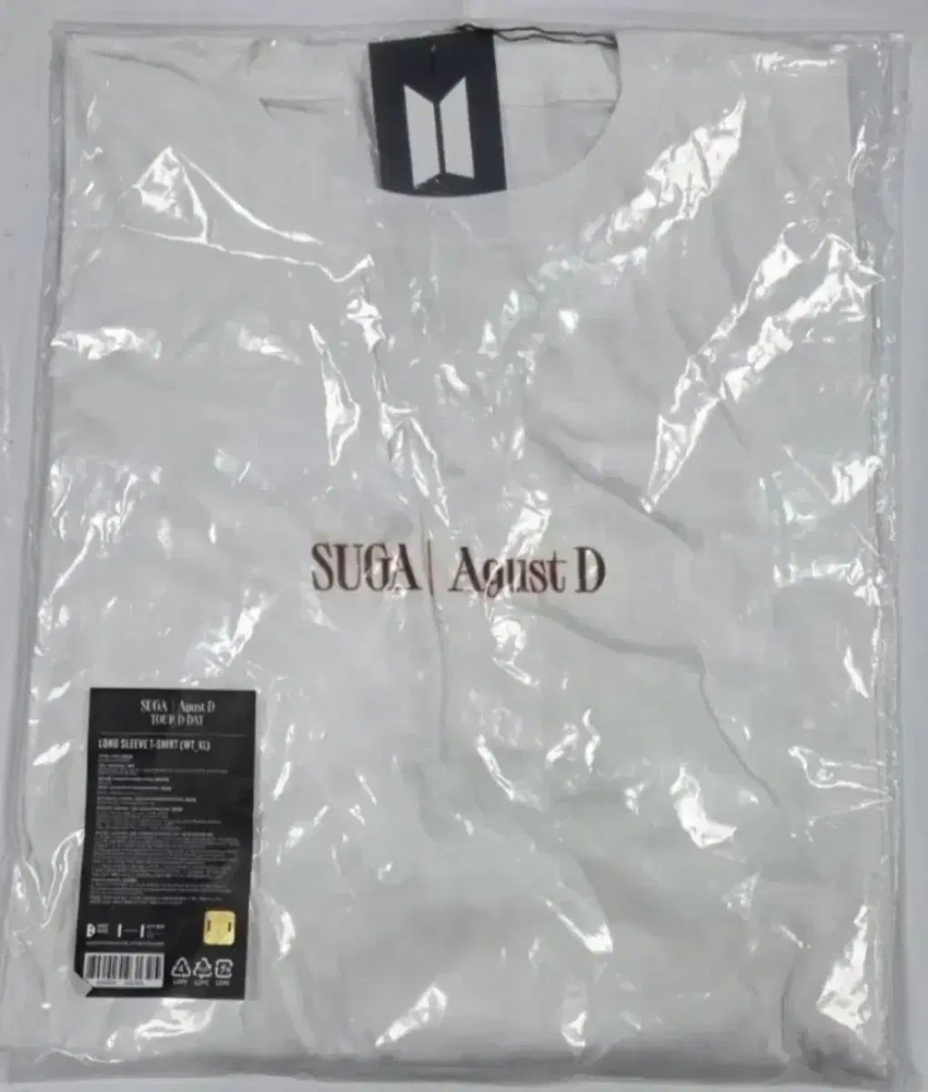 (3日間セール) BTS シュガ Agust D ツアー ロングスリーブ Tシャツ