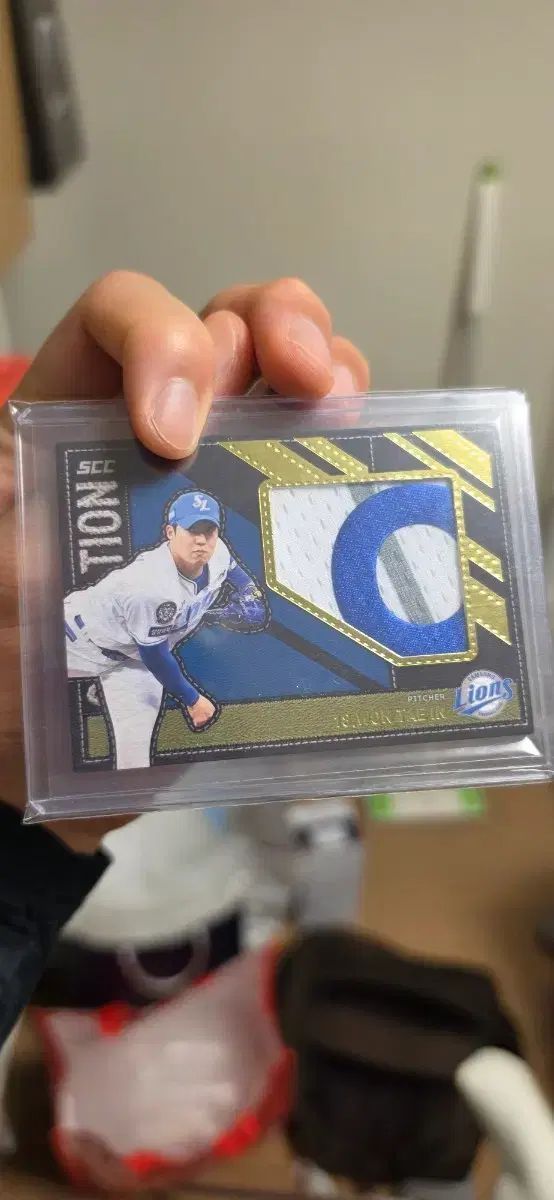 2025 センセーション SAMSUNG LIONS 元兌仁（ウォン·テイン） GOLD パッチ