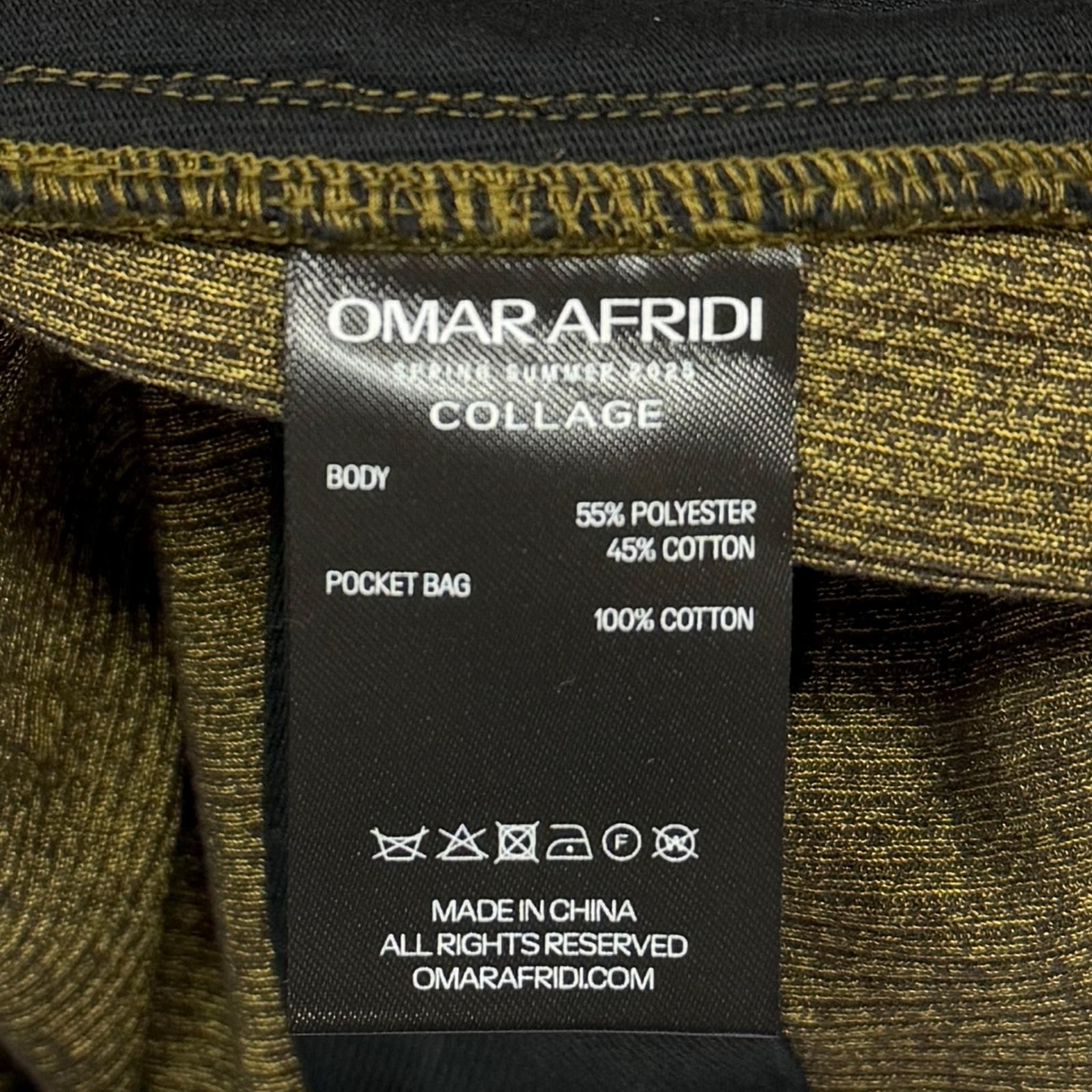 未使用 Omar Afridi 25SS Knee darted flare trousers ニーダー
