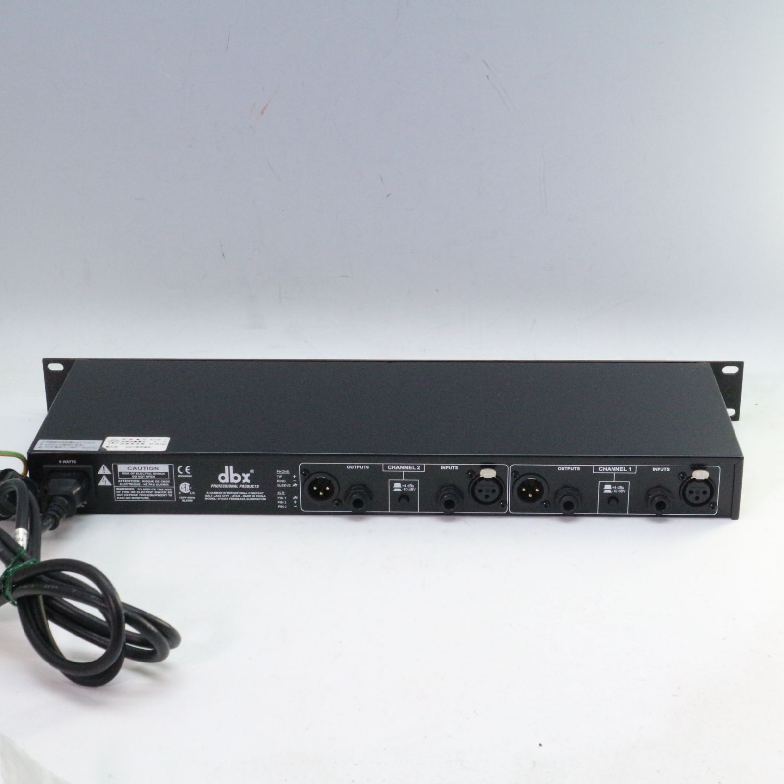 dbx AFS224 0 AFS Feedback ハウリング・サプレッサー 公式通販