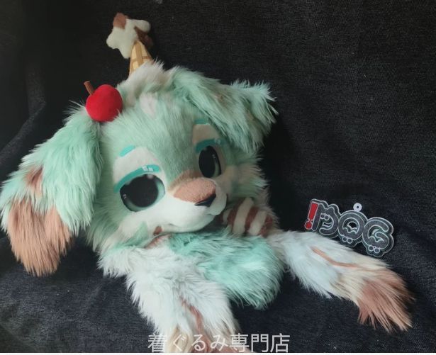犬　猫　着ぐるみ ヘッド全頭　ヘッド ケモノ ファースーツ ぬいぐるみ コスプレ コスチューム Kurumi 一点物 B900