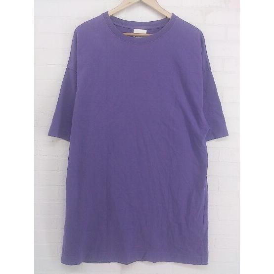 ◇ Ray BEAMS レイ ビームス 半袖 ミニ Tシャツ ワンピース パープル レディース P 【中古】 【1208240007615】