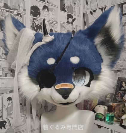 犬　猫　着ぐるみ ヘッド全頭　ヘッド ケモノ ファースーツ ぬいぐるみ コスプレ コスチューム Kurumi 一点物 B908 42,250円