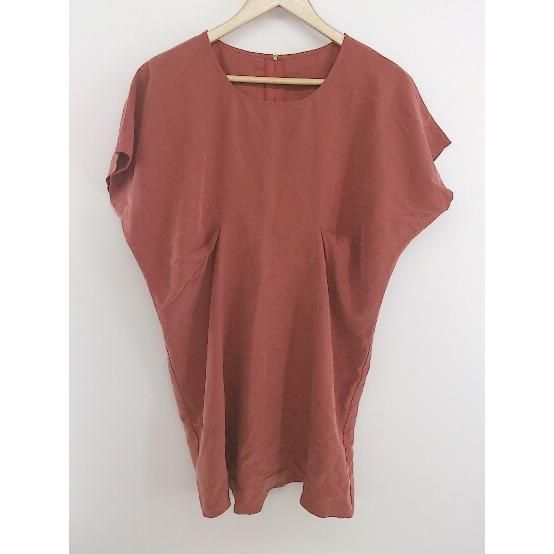 ◇ BEAMS LIGHTS ビームス ライツ フレンチスリーブ ミニ ワンピース サイズ38 テラコッタ レディース P 【中古】 【1208250004147】