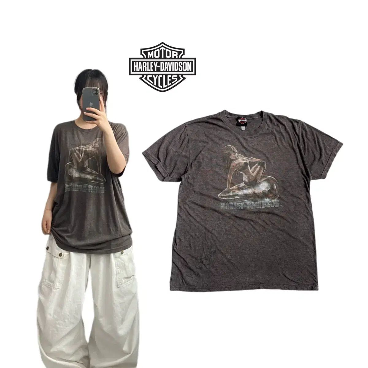 ハーレーダビッドソン ピンアップガール ヴィンテージ 半袖 Tシャツ