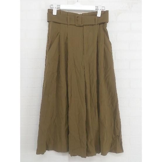 ◇ ◎ qualite カリテ Abahouse アバハウス スカーチョパンツ サイズ1 ブラウン系 レディース P 【中古】 【1208250004659】