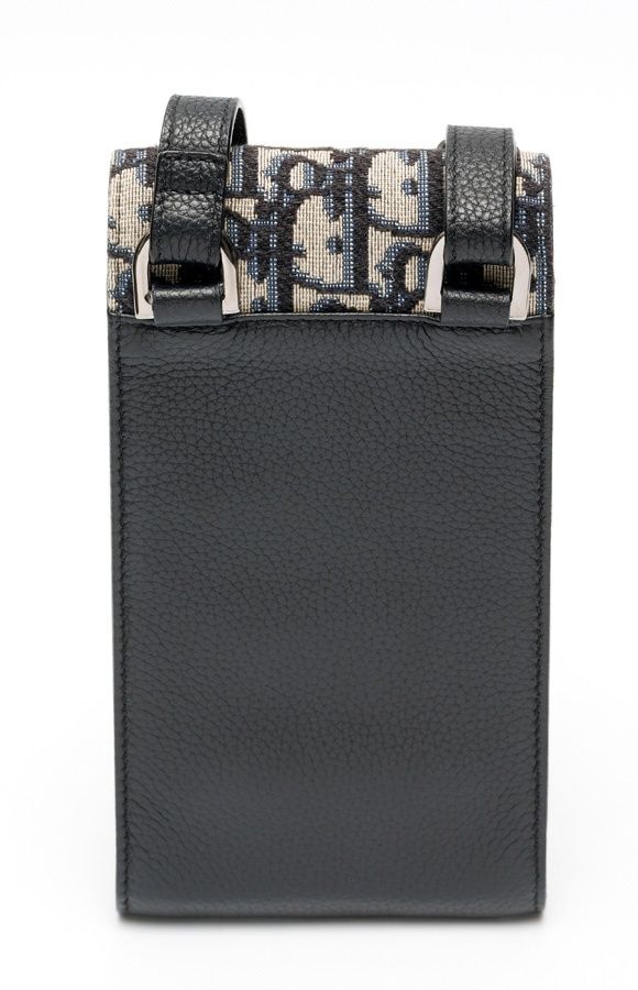 ディオール / DIOR　ショルダーポーチ / フォンホルダー　オブリーク ジャガード　ベージュ/ブラック 【中古】 ディオール / DIOR ショルダーポーチ / フォンホルダー オブリーク