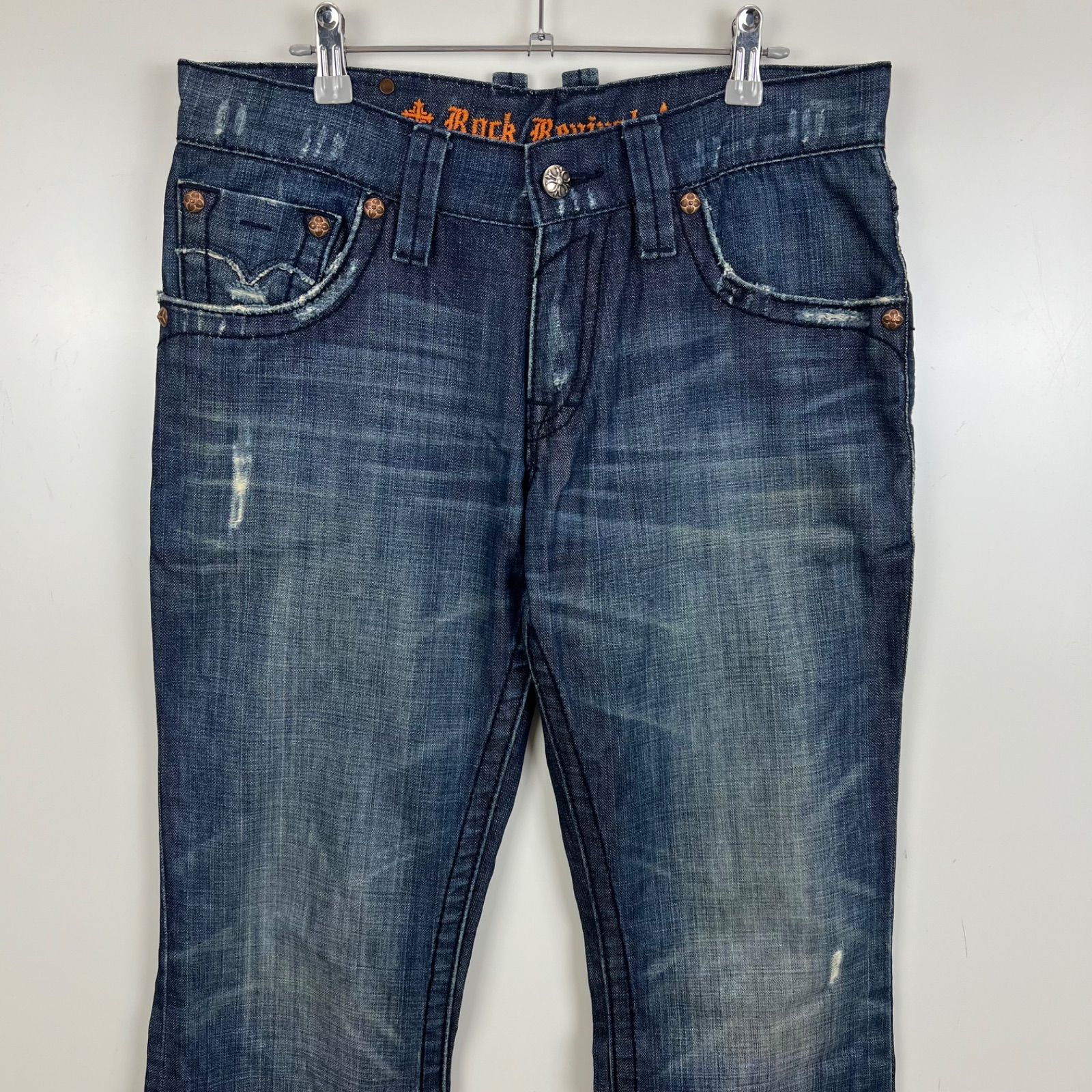 Rock Revival 00s y2k archive flare jeans w32 ロックリバイバル 