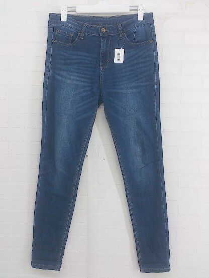 ◇ antiqua アンティカ デニム ジーンズ パンツ サイズM インディゴ レディース P 【中古】 【1208260007947】