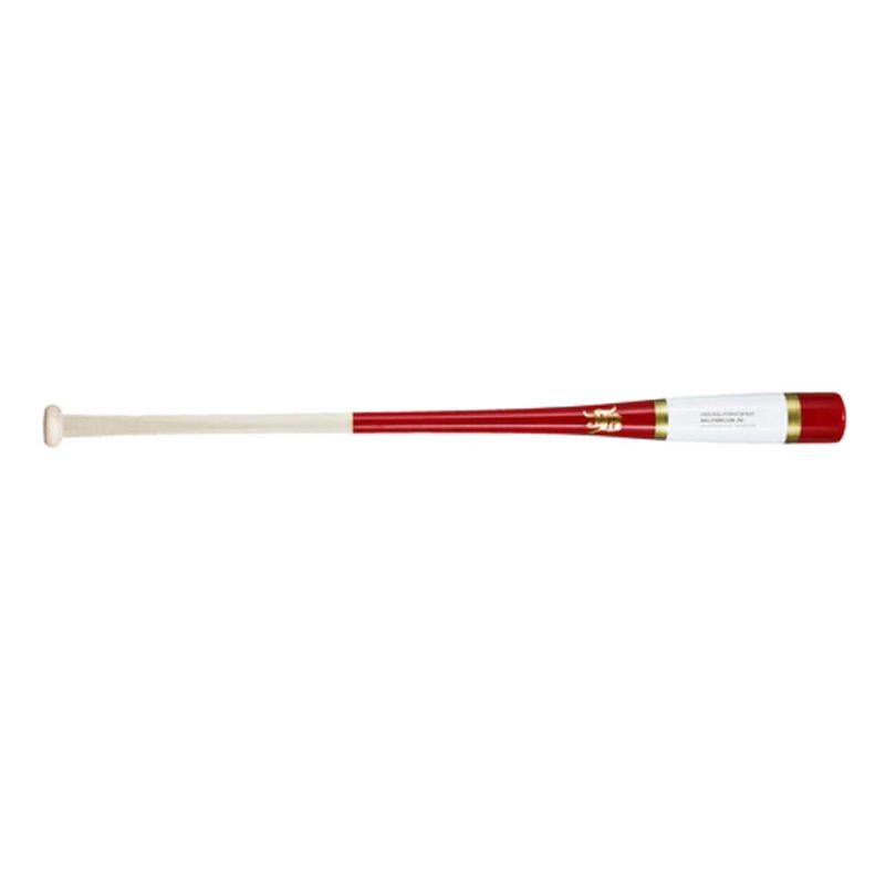 和牛JB ノックバット　90cm/530g　硬式軟式兼用　朴×メイプル　リアルグリップ　レッド