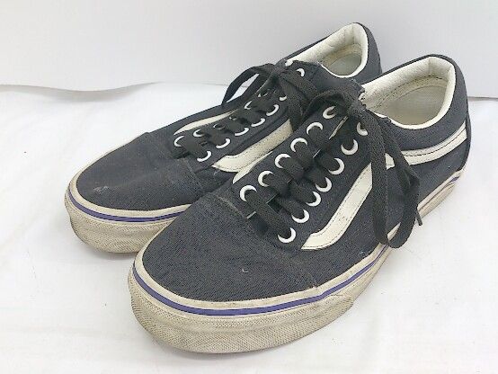 ◇ VANS バンズ Old Skool 721356 ローカットスニーカー シューズ サイズ24.5cm ブラック レディース P 【中古】 【1208260017625】