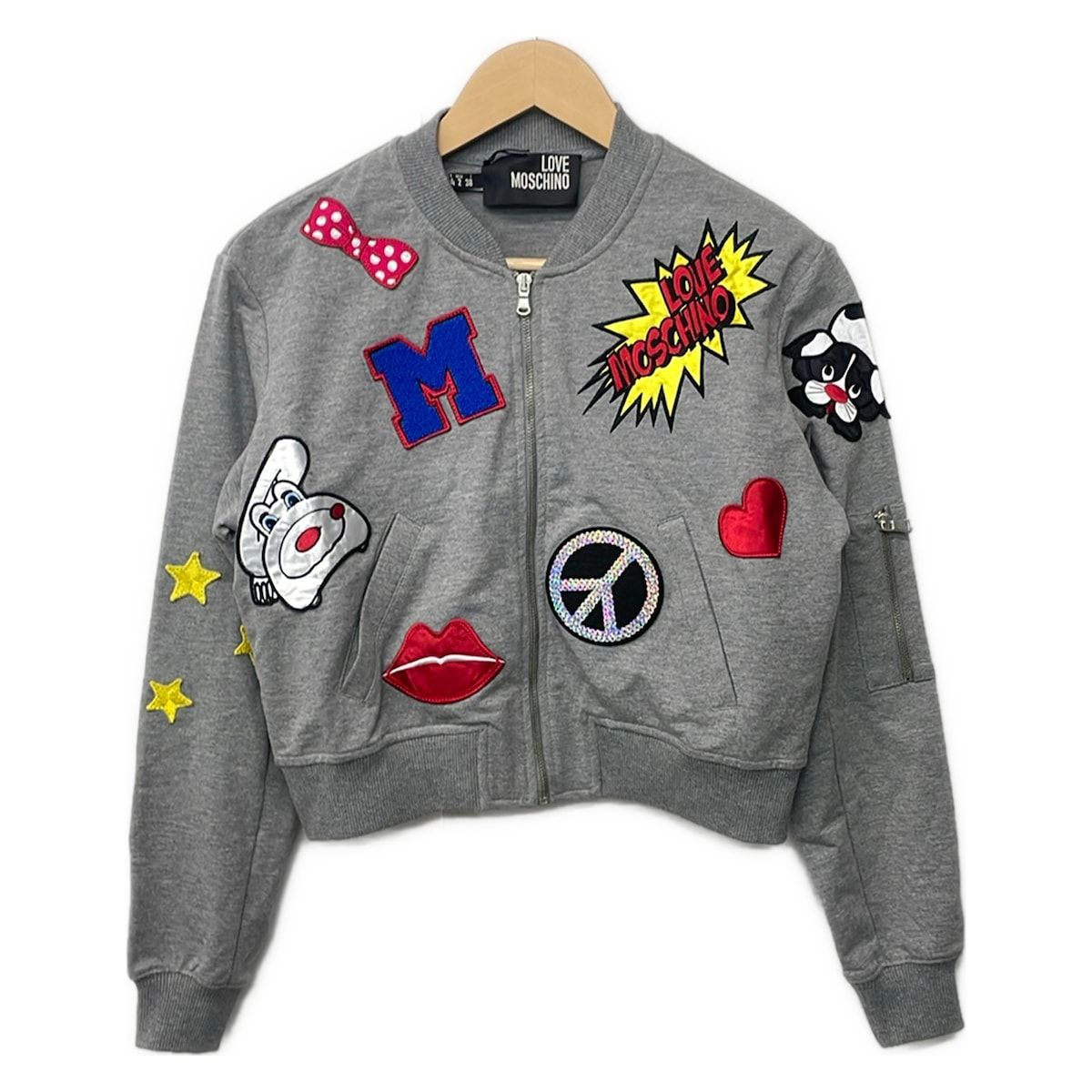 LOVE MOSCHINO(ラブモスキーノ) ブルゾン サイズI 38 レディース美品