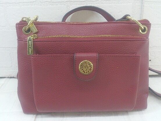 ◇ ANNE KLEIN アン クライン ショルダー バッグ レッド レディース P 【1208260018554】